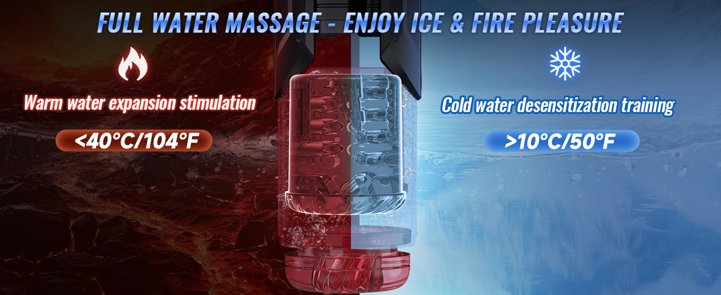 AI Sync waterproof male personal wellness device with rechargeable battery, smart connectivity, and customizable stimulation modes.