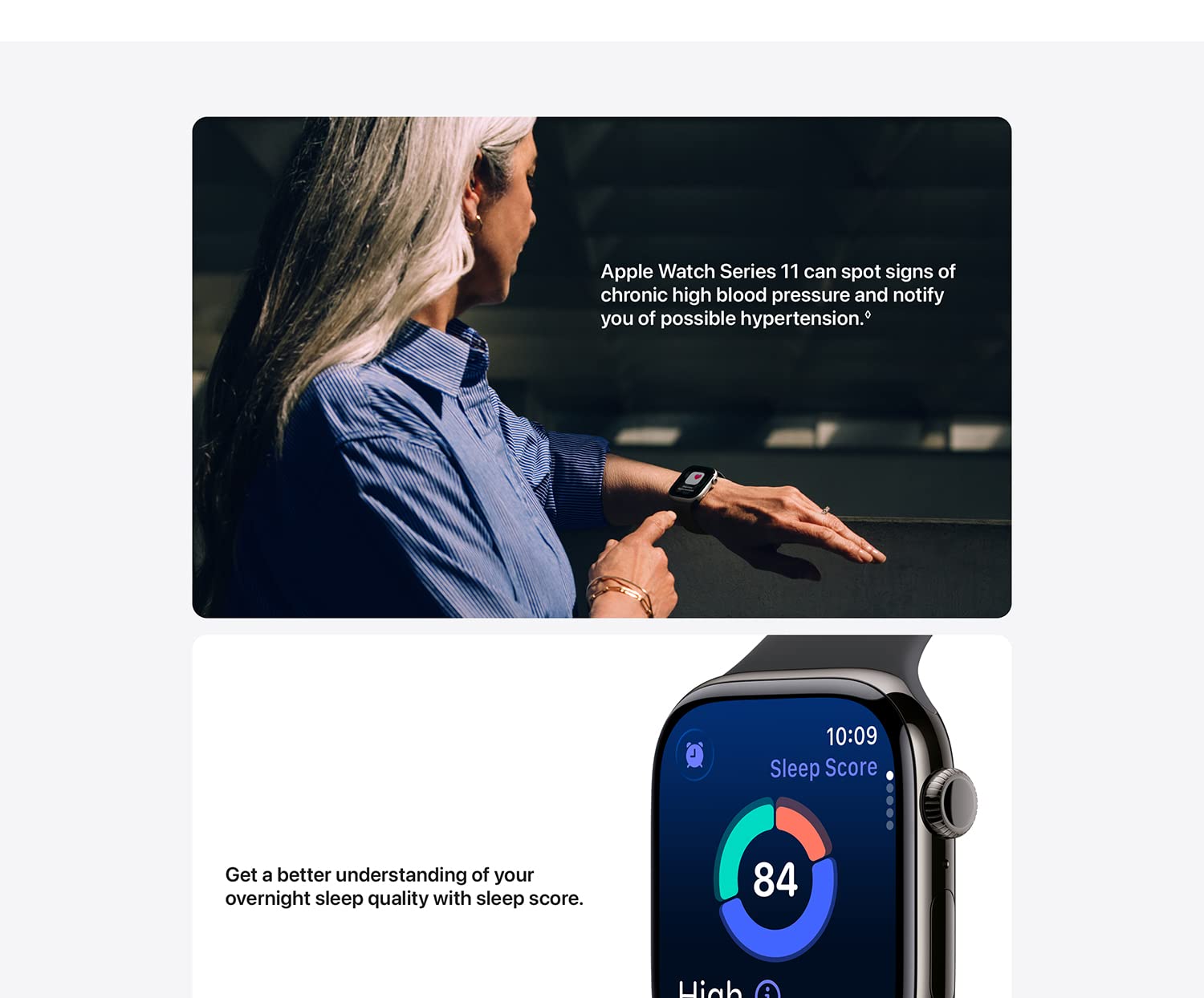 Apple Watch Series 11 GPS 42mm smartwatch with Silver Aluminum Case and Purple Fog Sport Band featuring fitness tracking sleep score and health monitoring