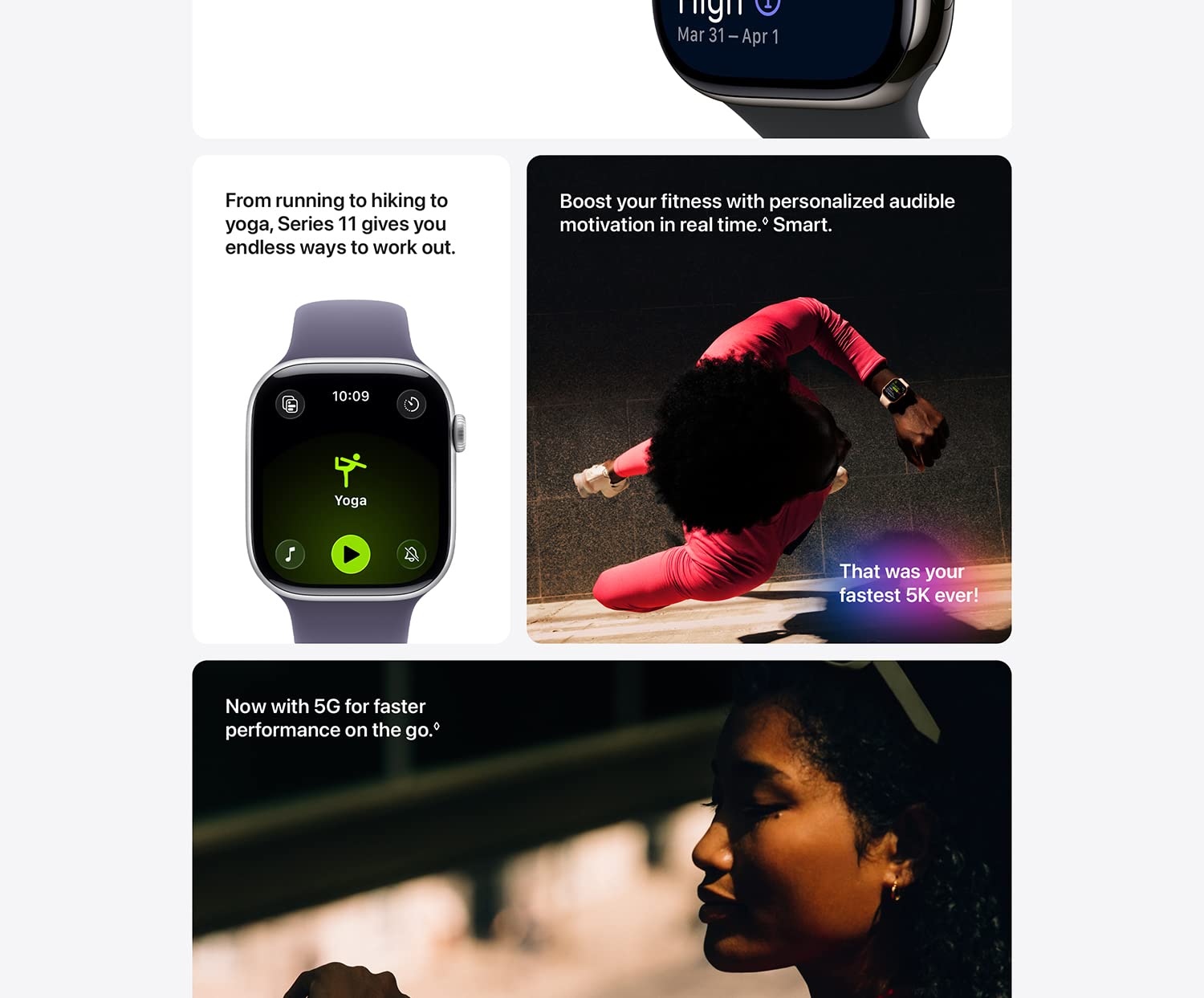 Apple Watch Series 11 GPS 42mm smartwatch with Silver Aluminum Case and Purple Fog Sport Band featuring fitness tracking sleep score and health monitoring