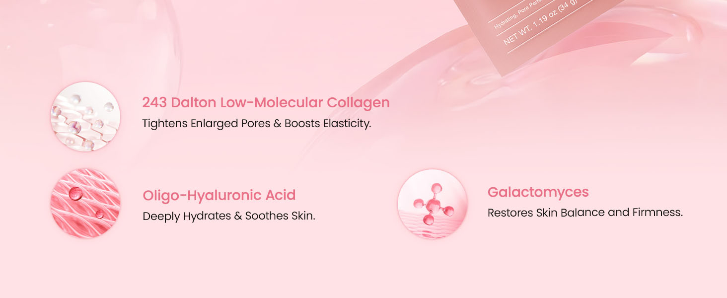 BIODANCE Bio-Collagen Real Deep Mask – Hydrating Overnight Hydrogel Face Mask for Plumping, Elasticity & Pore Care, Korean Skincare Set of 4