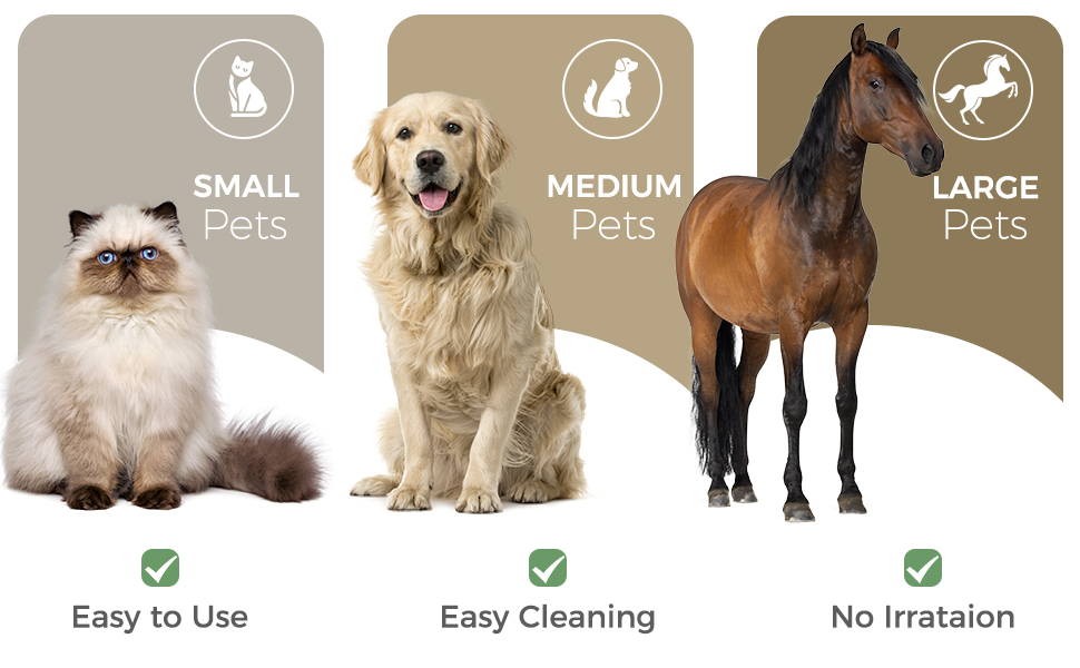 Dipoo self cleaning shedding brush for dogs cats and puppies with gentle deshedding hair removal grooming tool