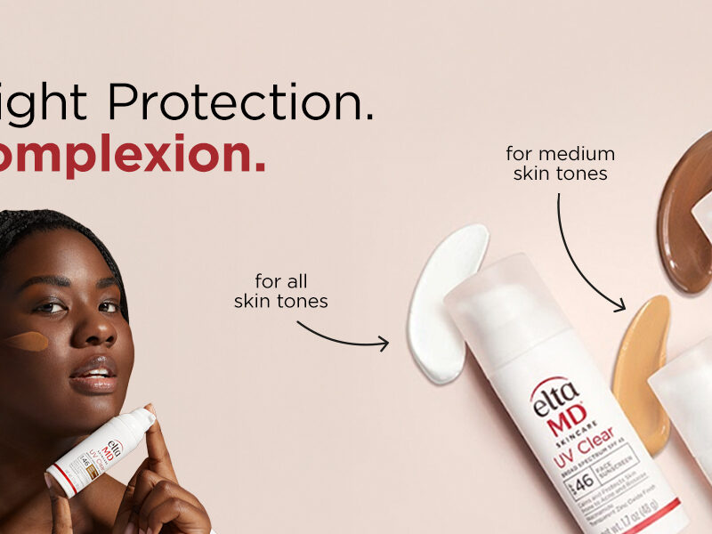 EltaMD UV Clear Face Sunscreen SPF 46 with zinc oxide and oil-free formula for sensitive and acne-prone skin