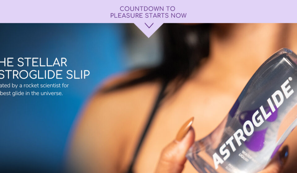 Astroglide Water Based Personal Lubricant 12 fl oz bottle designed for smooth, comfortable lubrication and easy cleanup.
