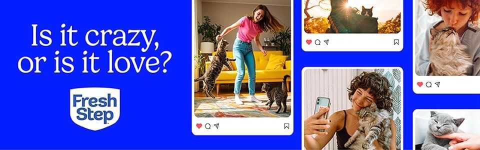 Fresh Step Advanced Odor Shield Multi-Cat Clumping Litter with Febreze Freshness and Ammonia Block Technology for powerful litter box odor control.