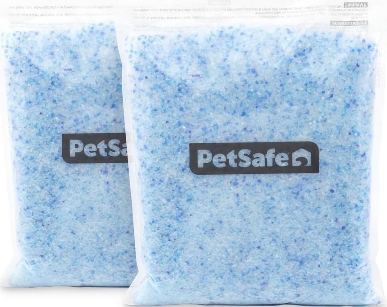 PetSafe ScoopFree Premium Crystal Cat Litter Refill Packs 4.3 lb Bags 2 Pack Fresh Scent Reusable Tray Compatible