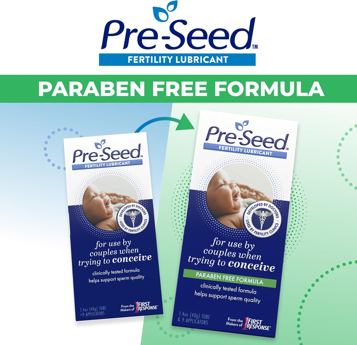 Pre-Seed Fertility Lubricant designed for couples trying to conceive, featuring a fertility-friendly formula for intimate comfort.