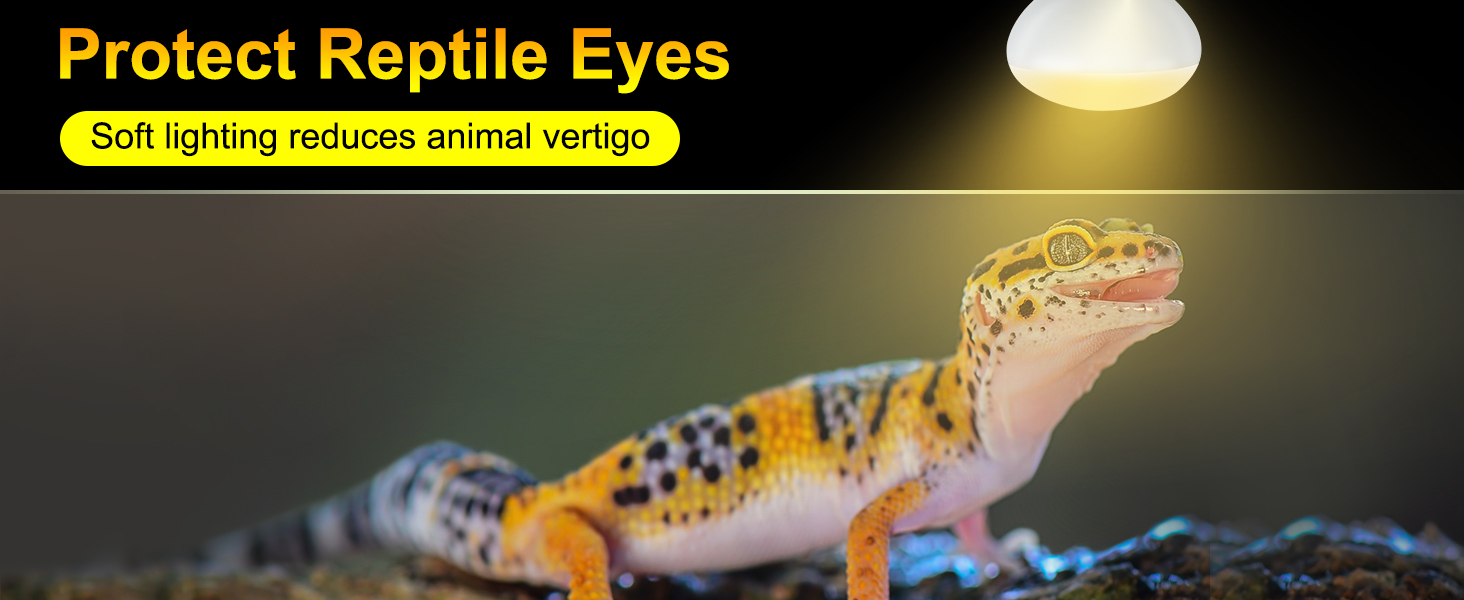 100W reptile heat lamp bulbs simulating natural sunlight for bearded dragon lizard turtle snake and terrarium basking habitat