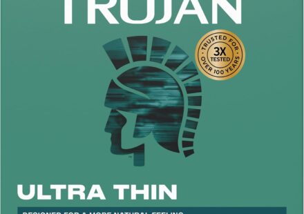 Trojan Ultra Thin Latex Lubricated Condoms 36 count package designed for enhanced sensitivity, comfort, and reliable protection.