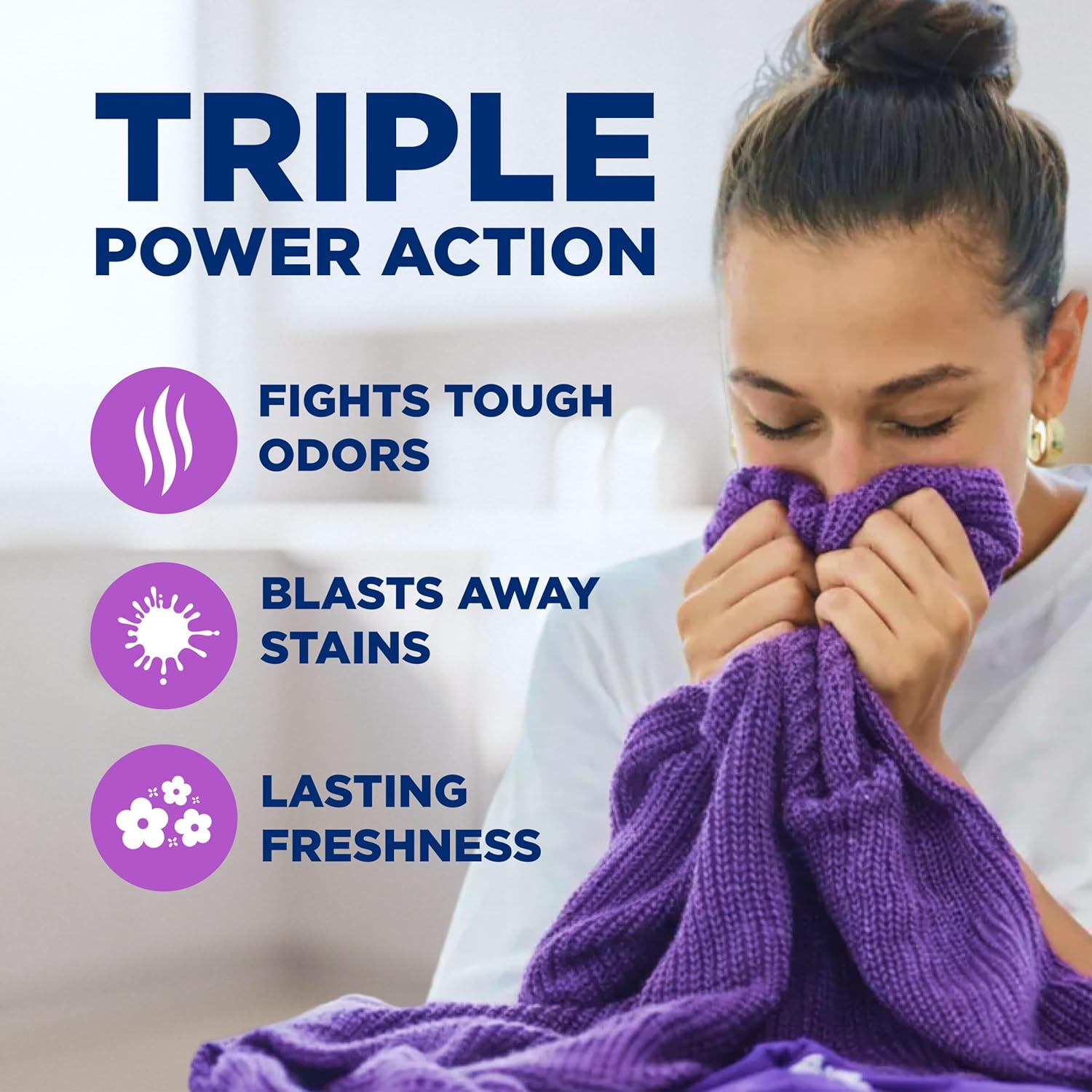 ARM and HAMMER Plus OxiClean with Odor Blasters liquid laundry detergent Fresh Burst scent 200.2 fl oz for 154 loads