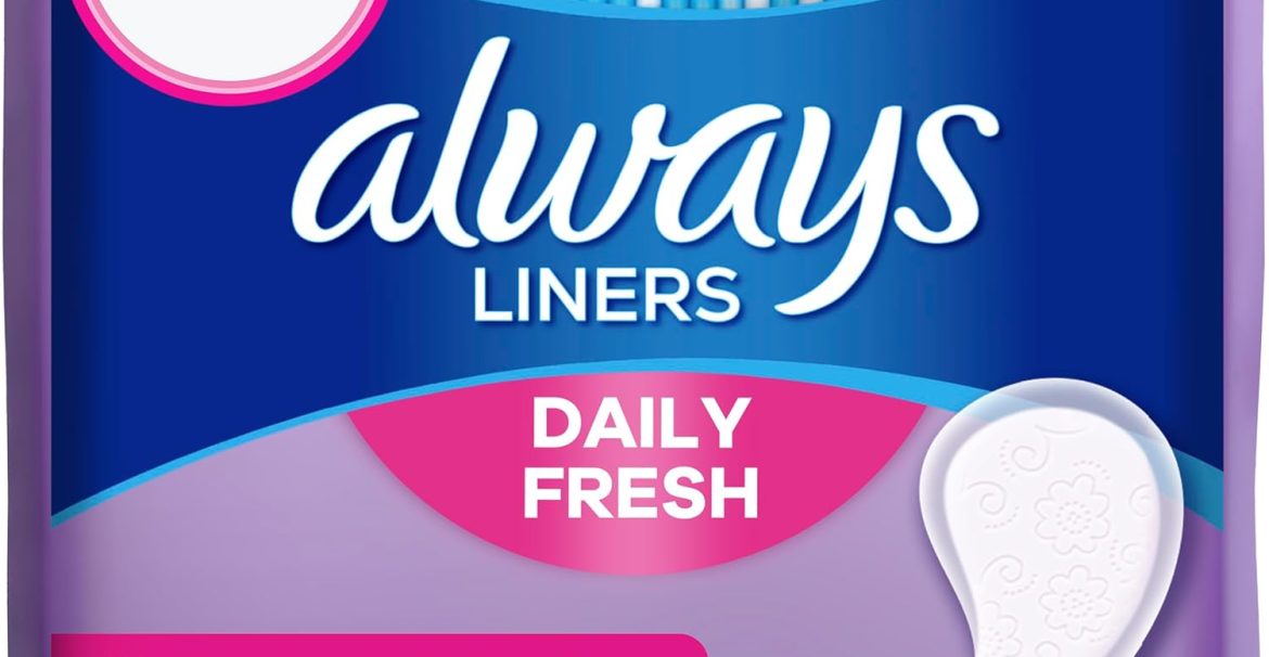 Always Thin No Feel Protection Daily Panty Liners for Women regular unscented 162 count