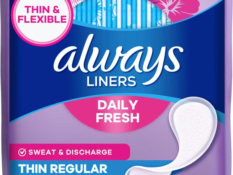 Always Thin No Feel Protection Daily Panty Liners for Women regular unscented 162 count