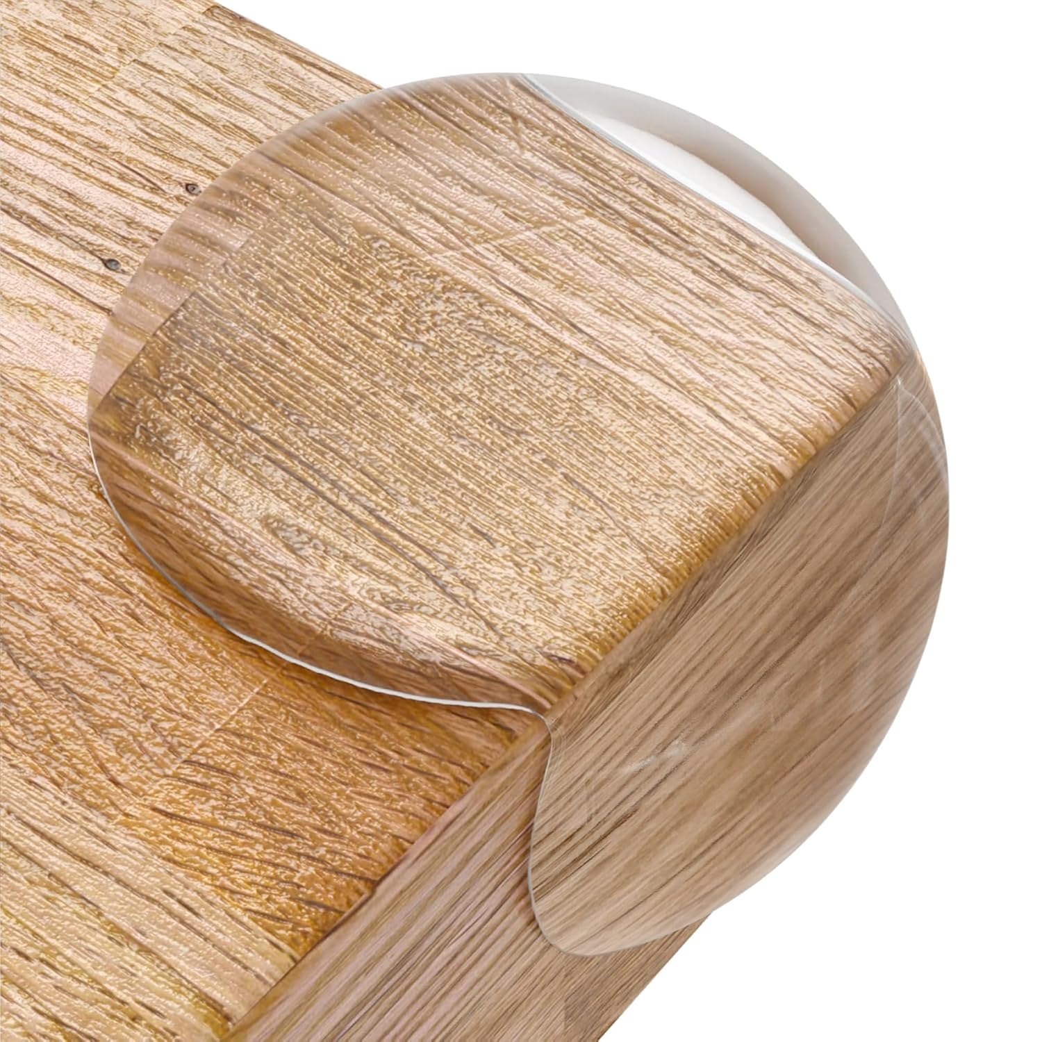 Clear transparent baby corner protectors with soft furniture edge guards for tables desks cabinets and home child safety