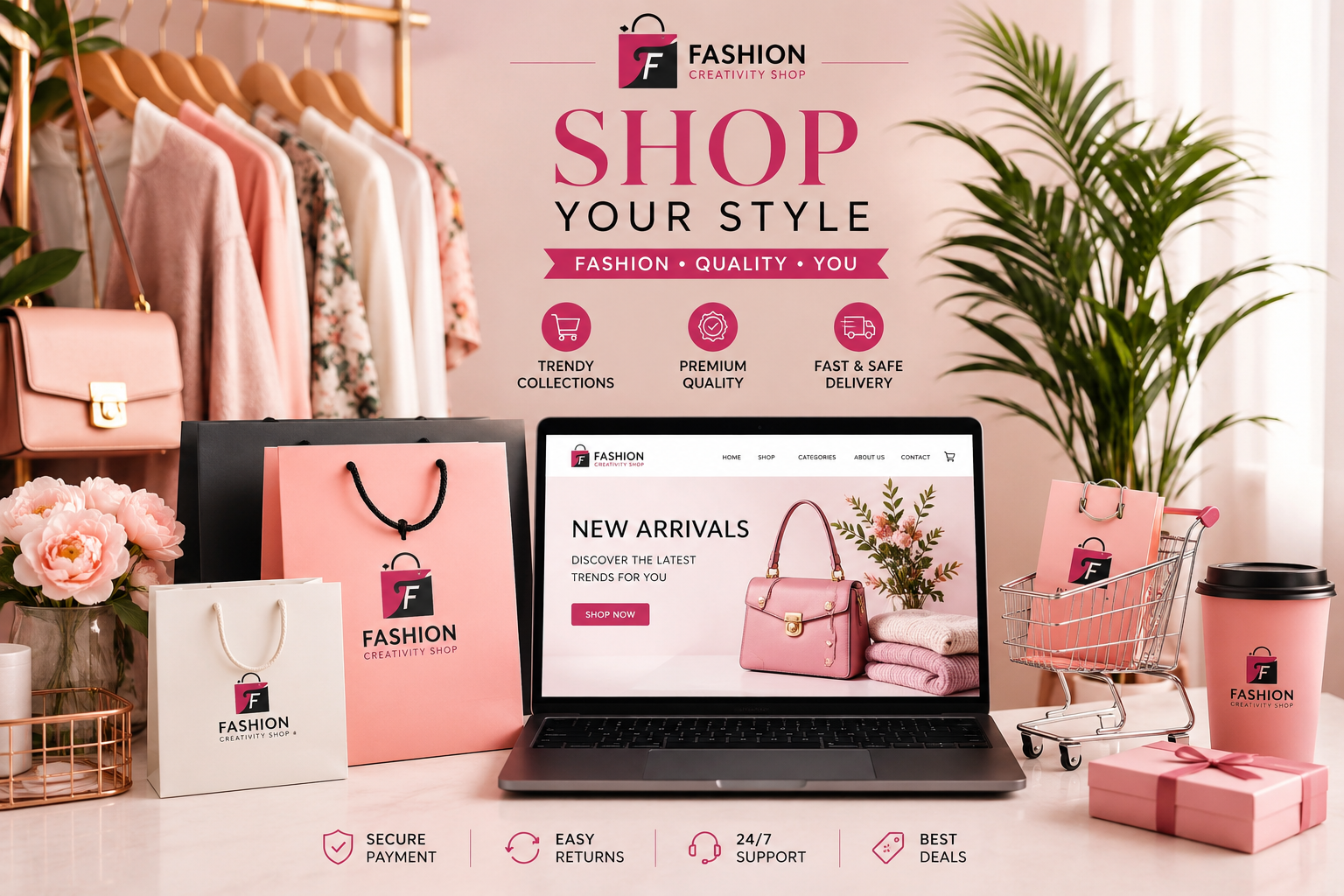 Fashion Creativity Shop – Trendy Fashion Clothing, Accessories & Lifestyle Products Online