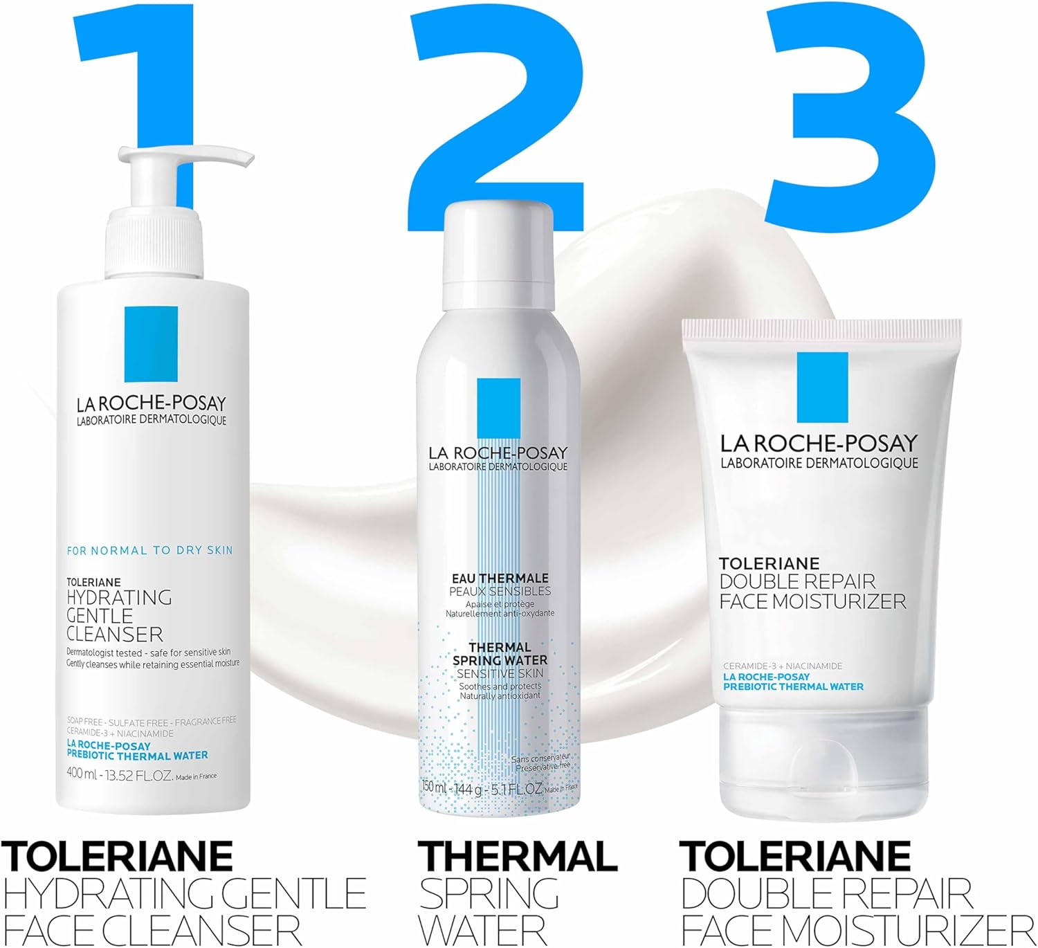 La Roche-Posay Toleriane Double Repair Face Moisturizer with Ceramide and Niacinamide for all skin types