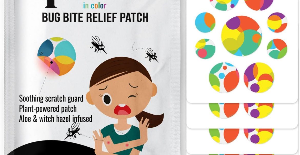 Mosquito Bite Itch Relief Bug Bite Patch for insect bite treatment and anti-itch protection during camping travel and outdoor activities