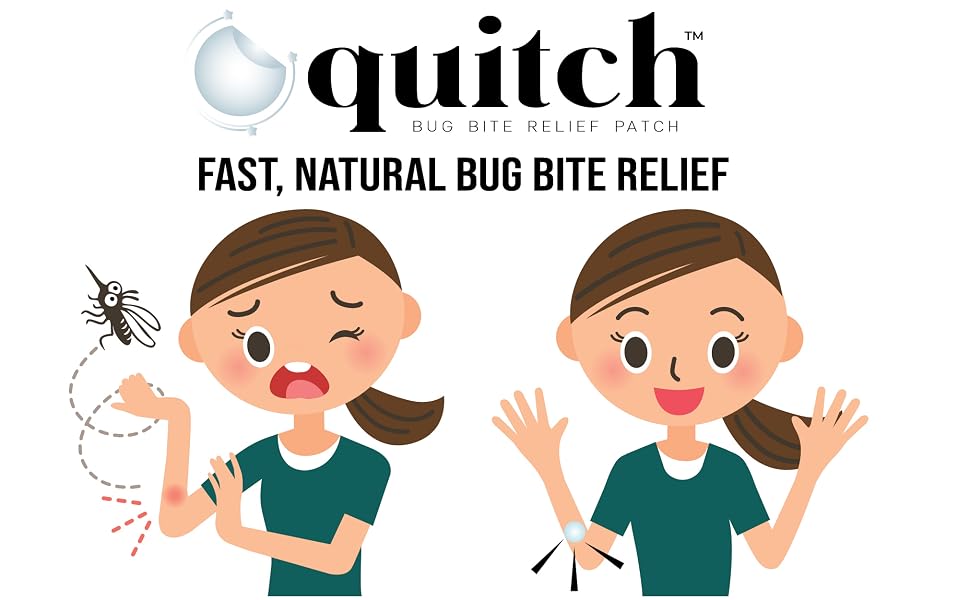 Mosquito Bite Itch Relief Bug Bite Patch for insect bite treatment and anti-itch protection during camping travel and outdoor activities