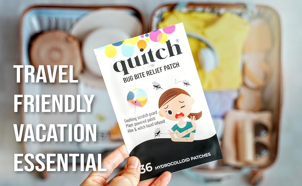 Mosquito Bite Itch Relief Bug Bite Patch for insect bite treatment and anti-itch protection during camping travel and outdoor activities