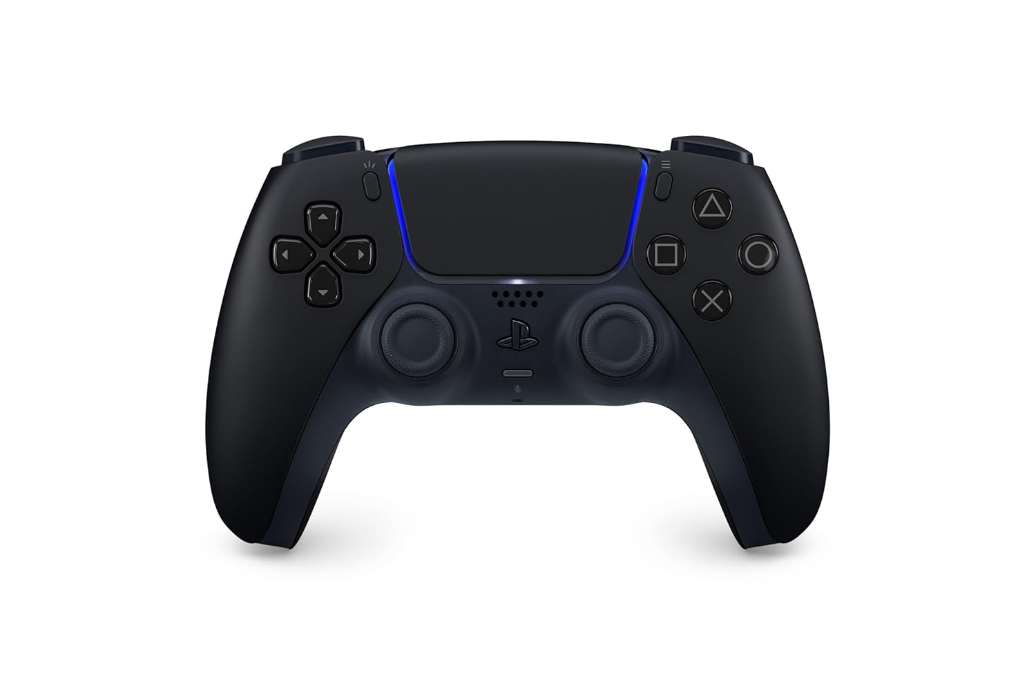 PlayStation DualSense Wireless Controller Midnight Black for PS5 PC Mac and mobile with adaptive triggers and haptic feedback