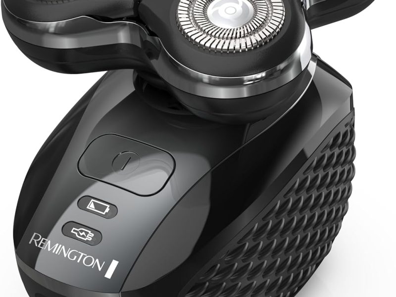 Remington Balder Pro XR7000 cordless head shaver with five dual track rotary blades waterproof wet and dry electric razor for bald men
