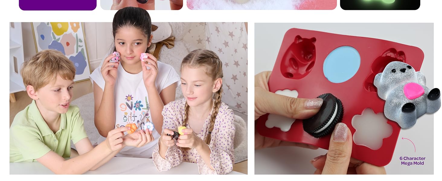 Taba Squishy Making Kit for Kids DIY arts and crafts toy set for girls ages 6 to 12 with colorful squishy craft supplies