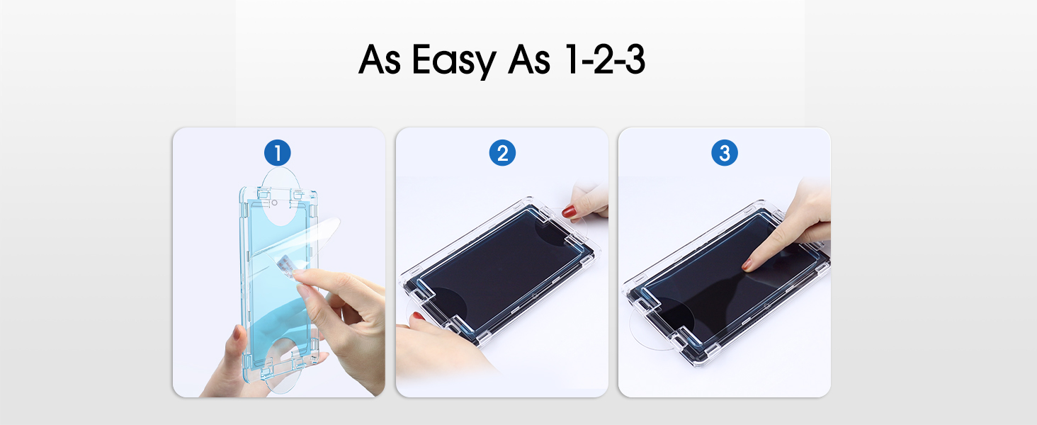 amFilm Auto-Alignment OneTouch tempered glass screen protector for Nintendo Switch 2 2025 with bubble-free installation and scratch-resistant protection