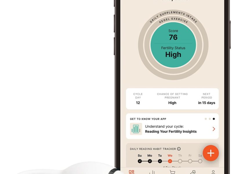 kegg Fertility Tracker with free fertility app for predicting fertile window and identifying most fertile days