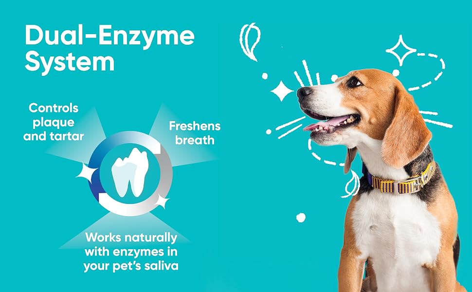 C.E.T. Enzymatic Toothpaste for dogs and cats poultry flavor dual enzyme pet dental care toothpaste 2.5 oz