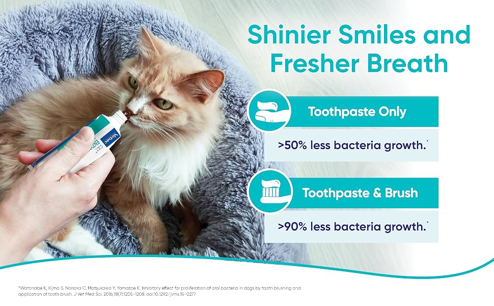 C.E.T. Enzymatic Toothpaste for dogs and cats poultry flavor dual enzyme pet dental care toothpaste 2.5 oz