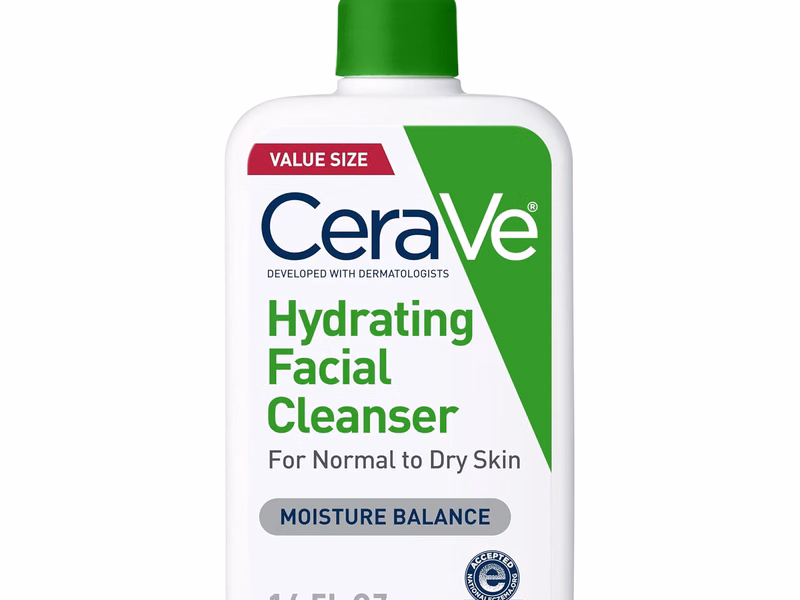 CeraVe Hydrating Cleanser with Hyaluronic Acid Face Wash for Dry Skin 16 oz