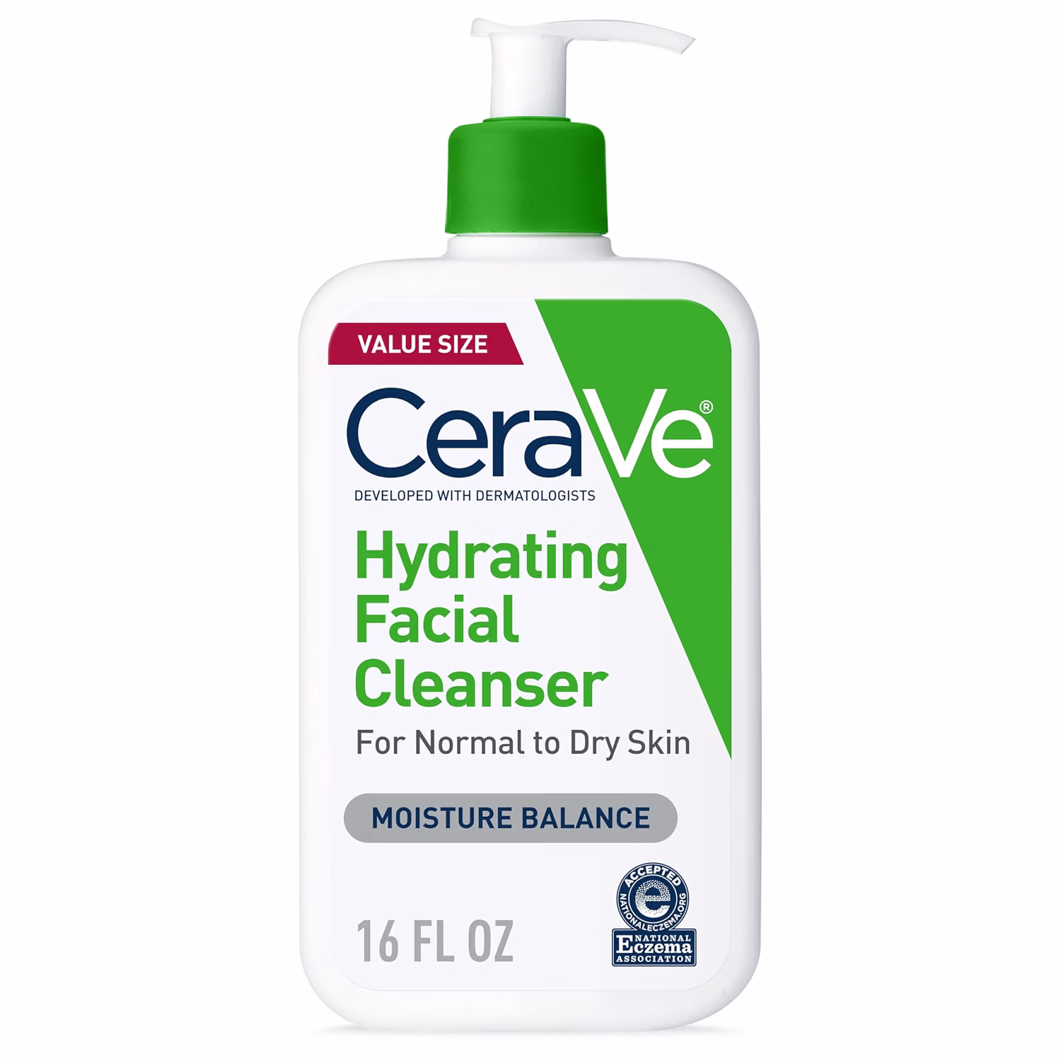 CeraVe Hydrating Cleanser with Hyaluronic Acid Face Wash for Dry Skin 16 oz