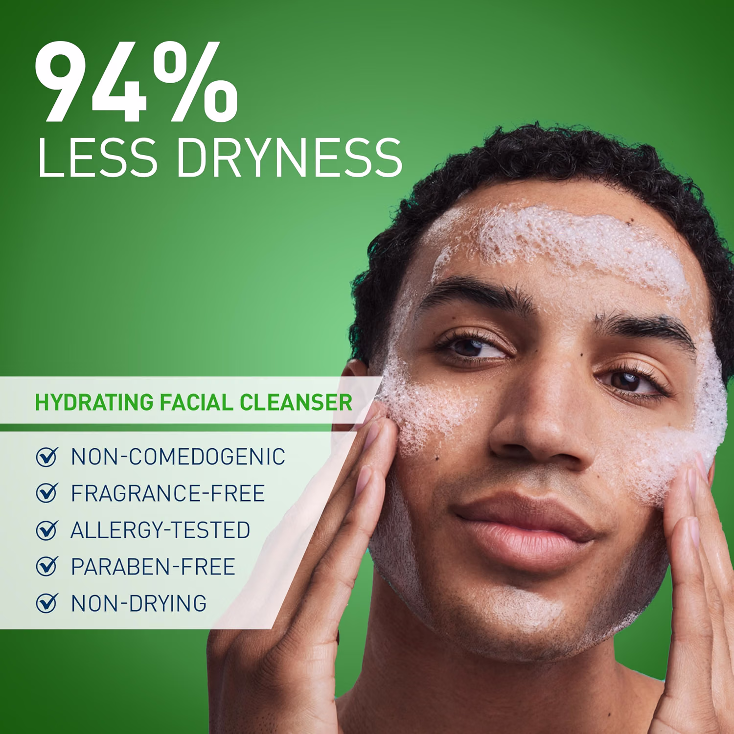 CeraVe Hydrating Cleanser with Hyaluronic Acid Face Wash for Dry Skin 16 oz