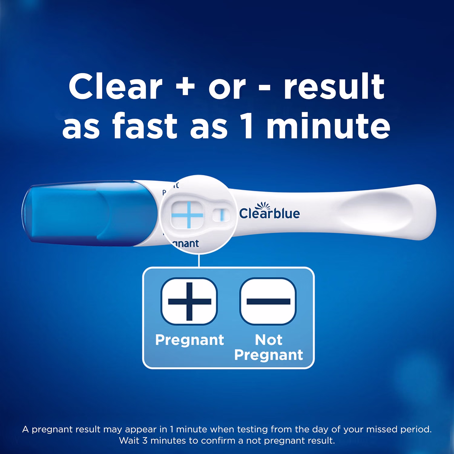 Clearblue Rapid Detection Pregnancy Test Home Pregnancy Kit 2 Count