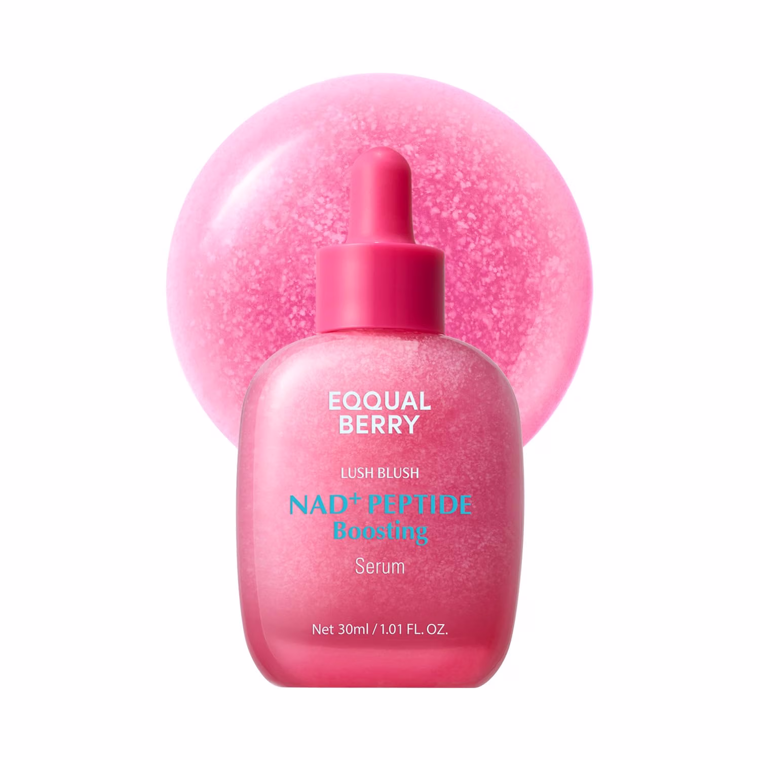 EQQUALBERRY NAD+ Peptide Boosting Serum with 14 Peptides Vegan Collagen Korean Skincare 30ml