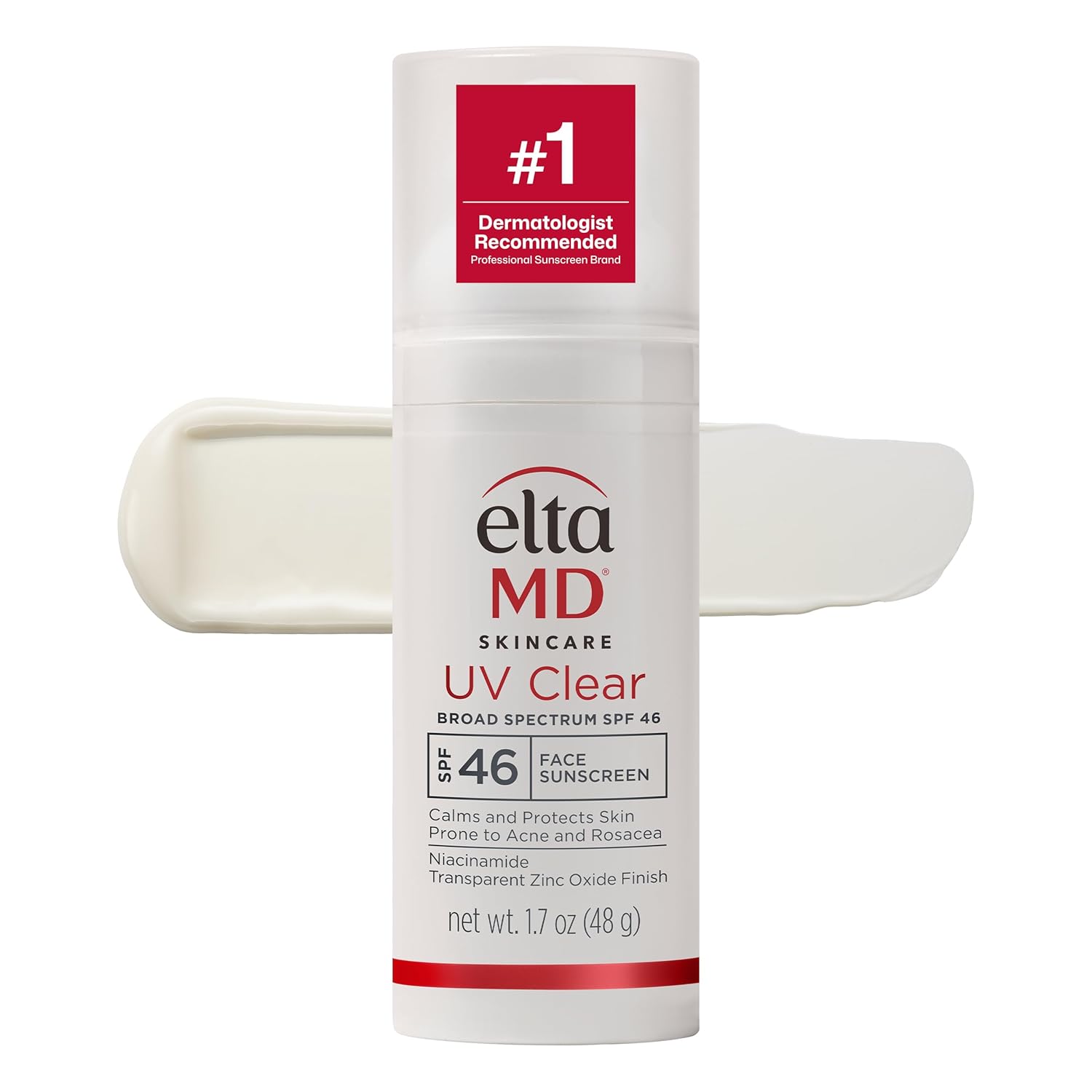 EltaMD UV Clear Face Sunscreen with Zinc Oxide Oil-Free SPF 46 and SPF 50