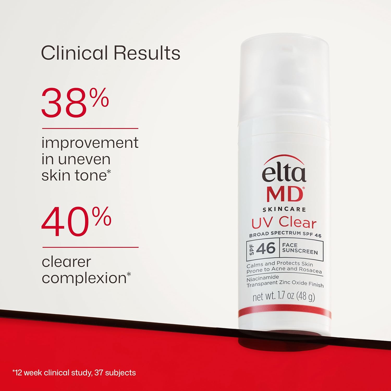 EltaMD UV Clear Face Sunscreen with Zinc Oxide Oil-Free SPF 46 and SPF 50