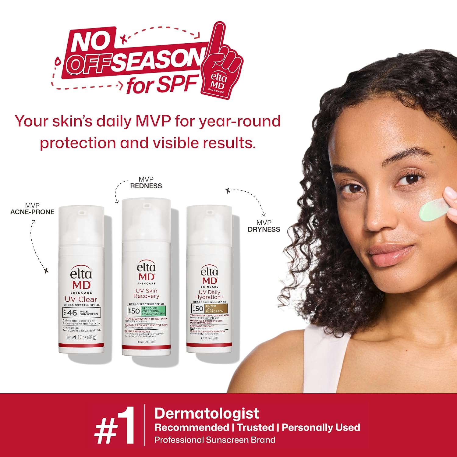 EltaMD UV Clear Face Sunscreen with Zinc Oxide Oil-Free SPF 46 and SPF 50