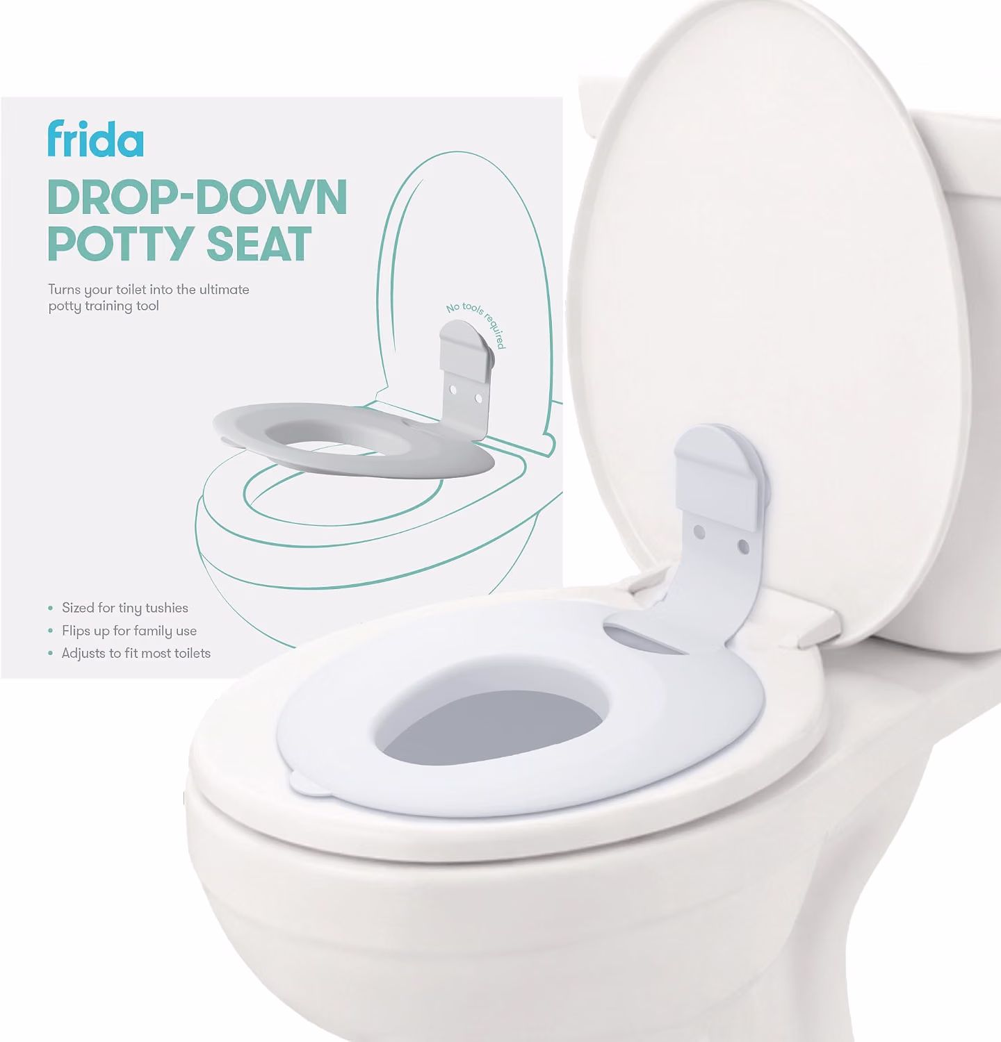Frida Baby Drop Down Potty Training Seat for Toddlers and Kids