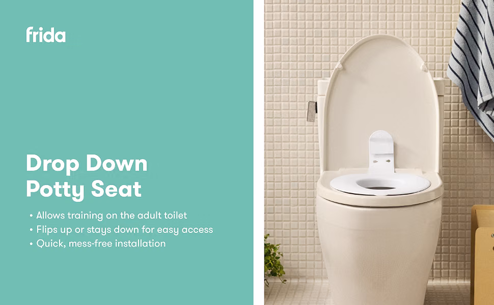 Frida Baby Drop Down Potty Training Seat for Toddlers and Kids