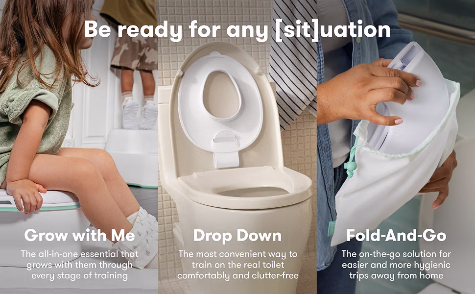 Frida Baby Drop Down Potty Training Seat for Toddlers and Kids