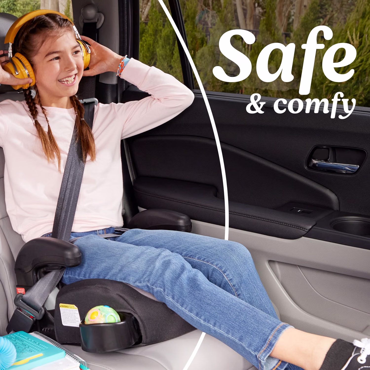 Graco TurboBooster 2.0 Backless Booster Car Seat Denton for Children