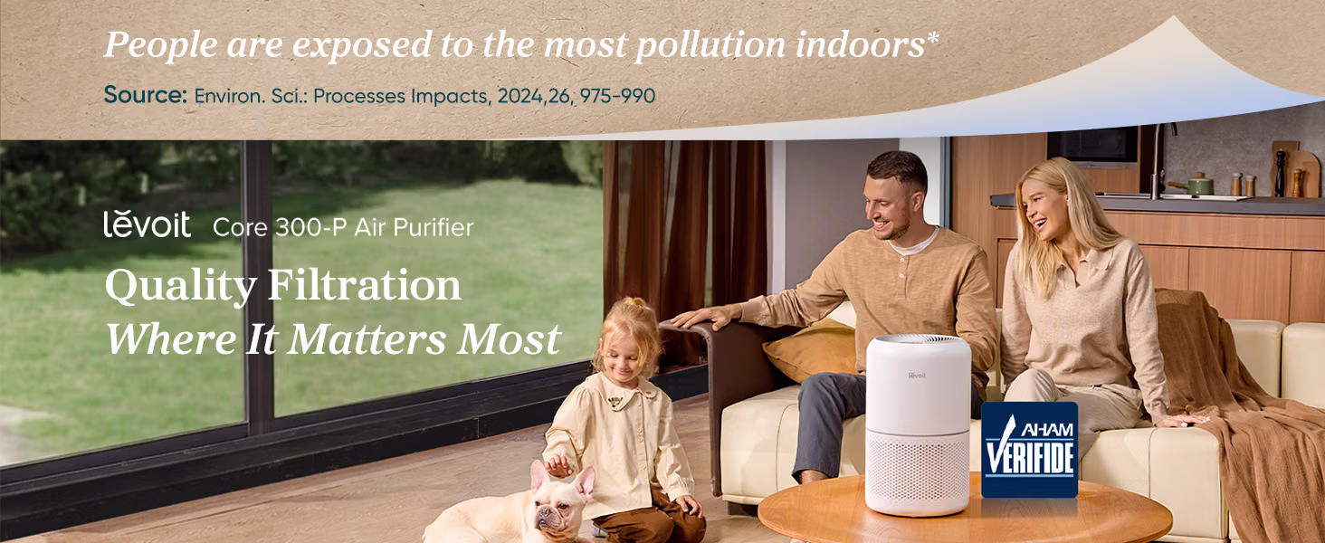 Levoit Air Purifier for Home Pets Hair Allergens Quiet Bedroom Air Purifier