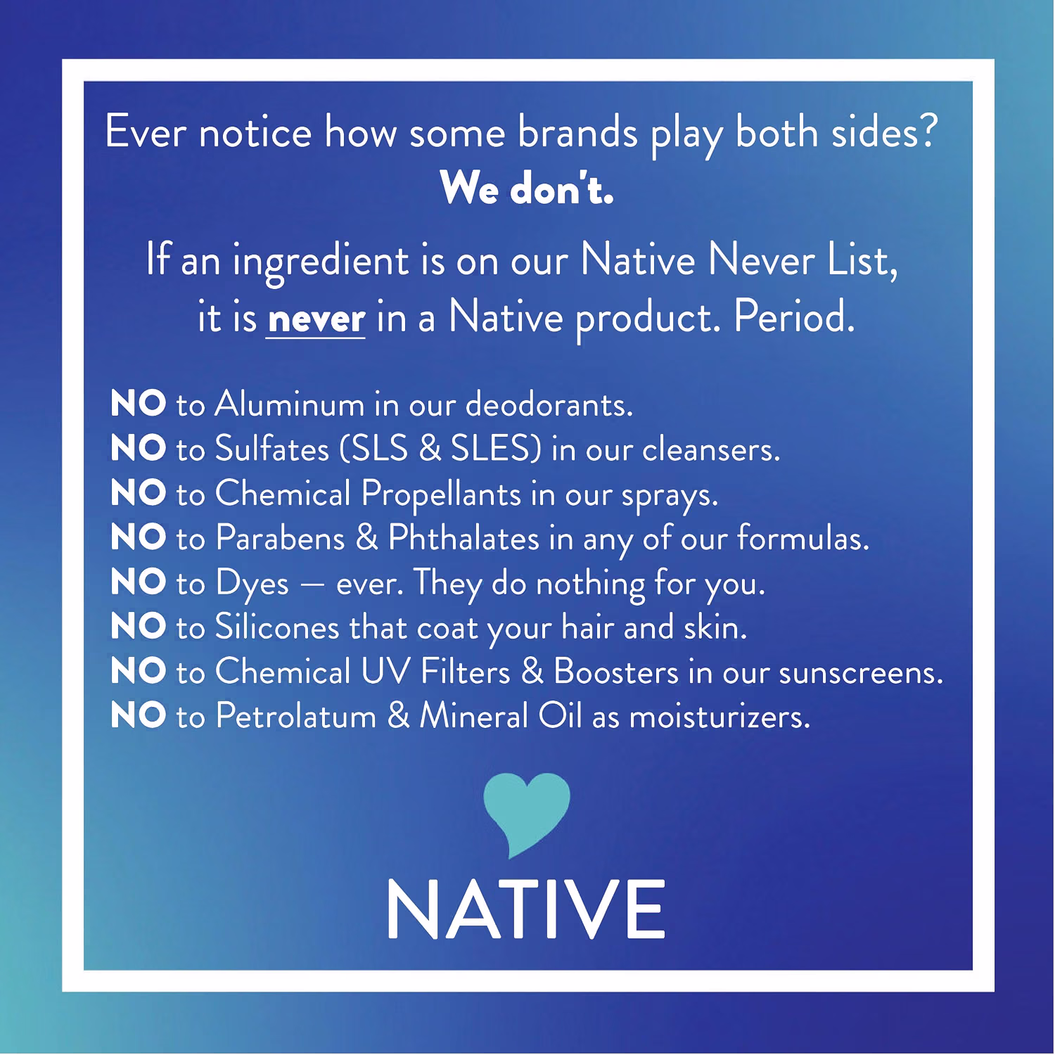 Native Deodorant Coconut and Vanilla Aluminum Free Deodorant for Women and Men 2.65 oz