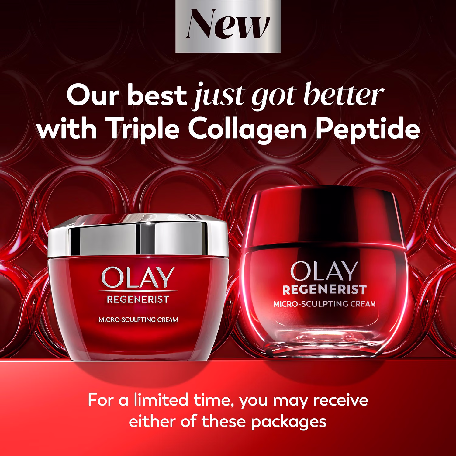 Olay Regenerist Micro-Sculpting Cream Fragrance-Free Face Moisturizer for Women 1.7 oz