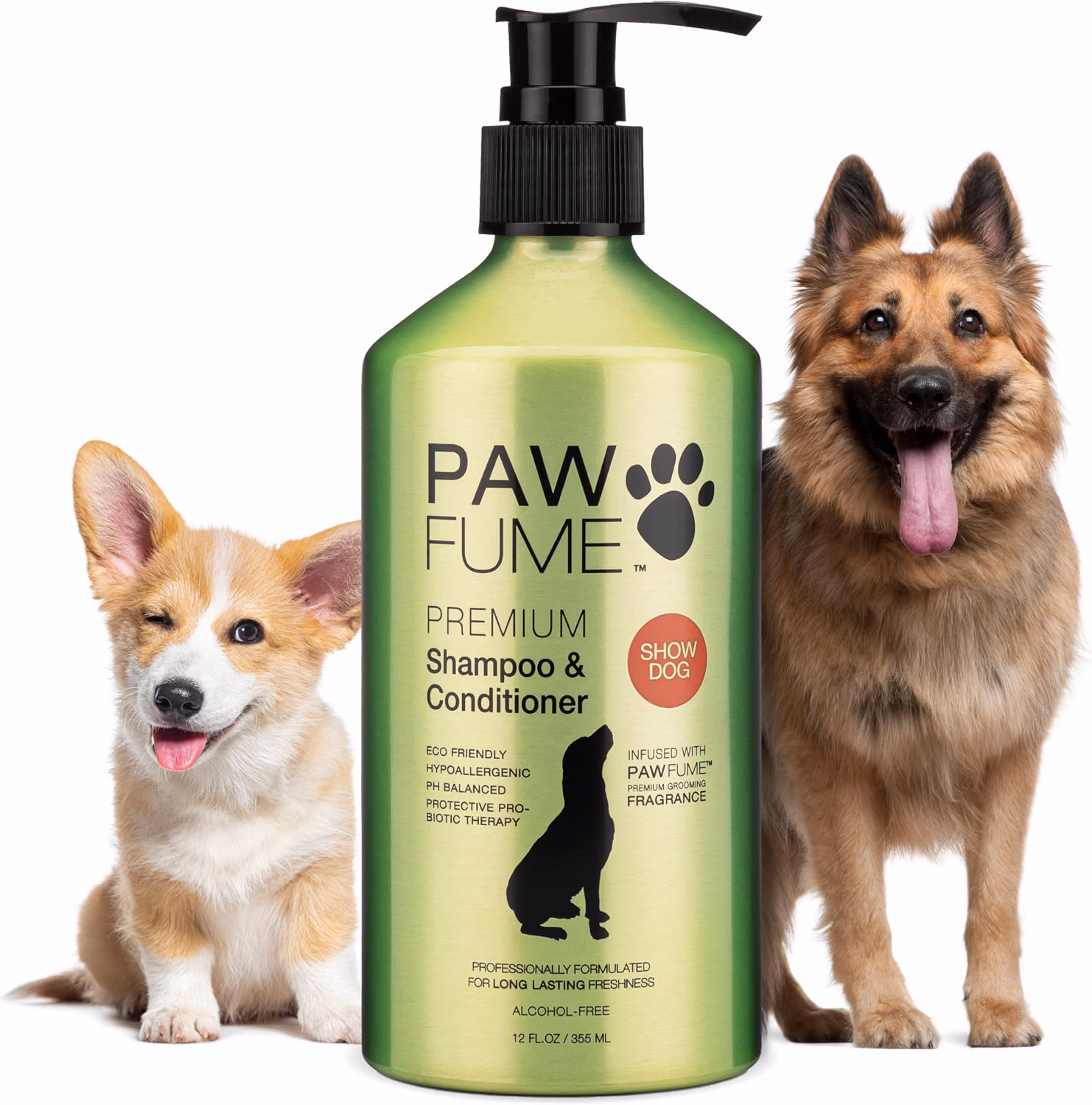 PAWFUME Deshedding Dog Shampoo and Conditioner for Show Dog Grooming