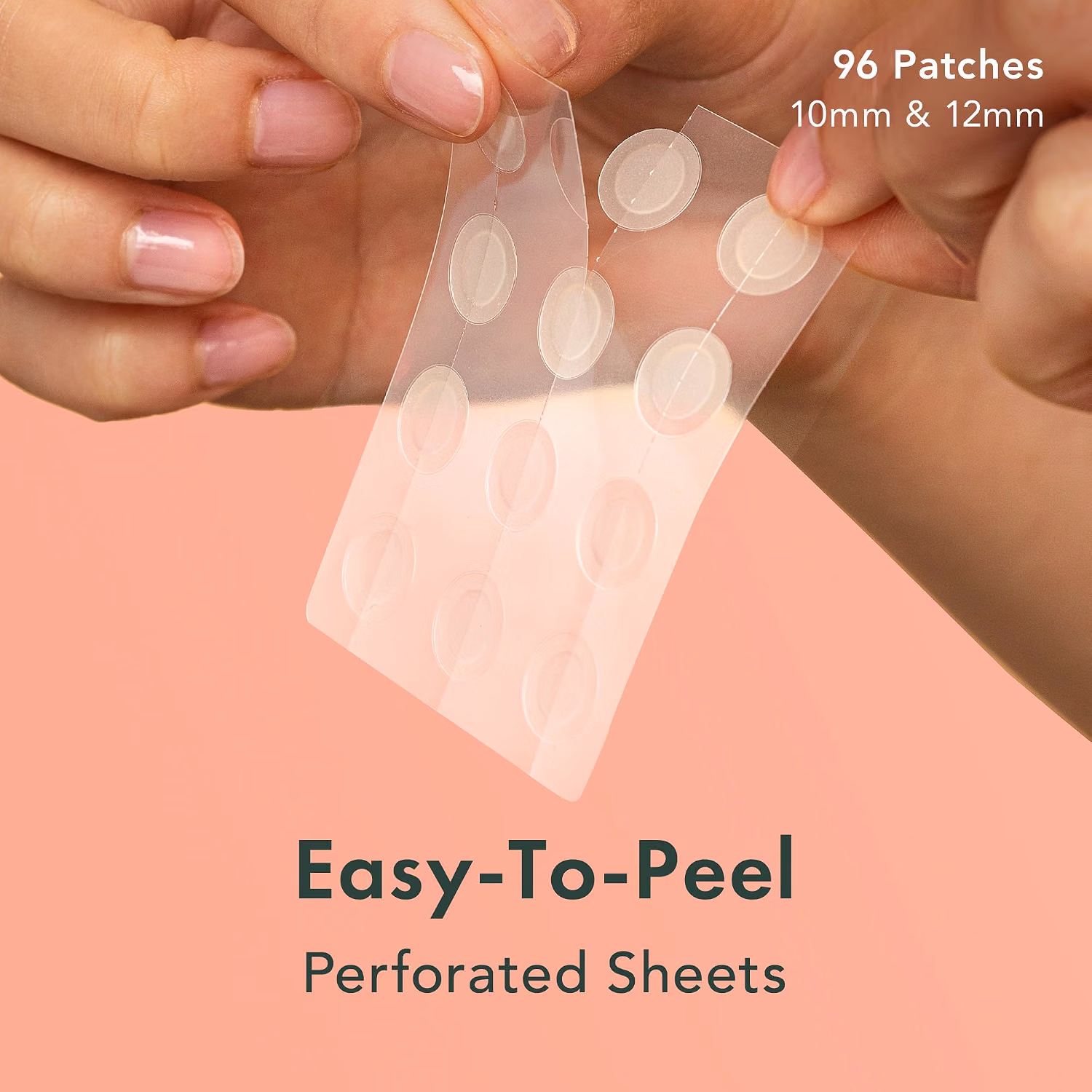 Rael Miracle Invisible Spot Cover Hydrocolloid Acne Pimple Patches 96 Count.