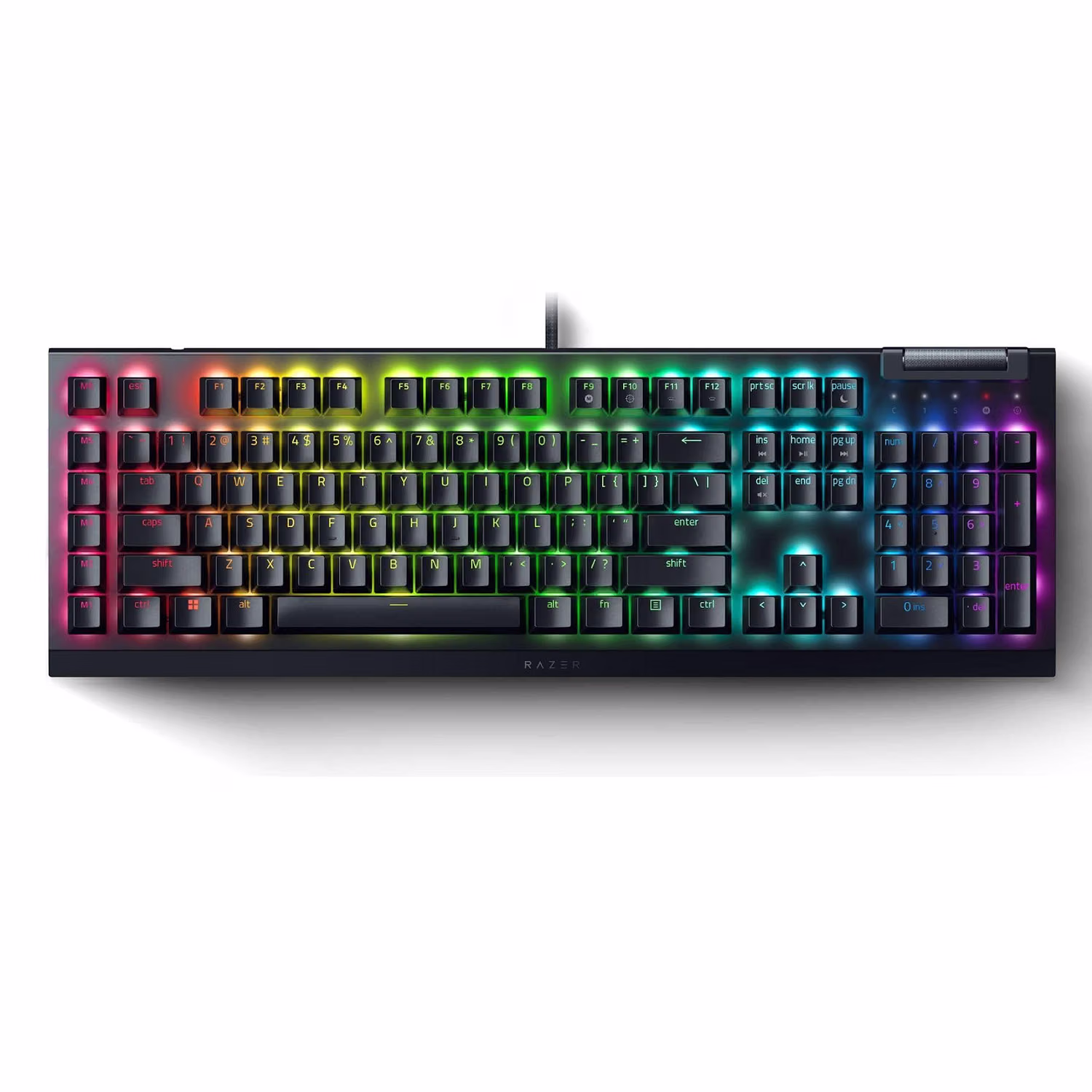 Razer BlackWidow V4 X Mechanical Gaming Keyboard with Yellow Switches Black