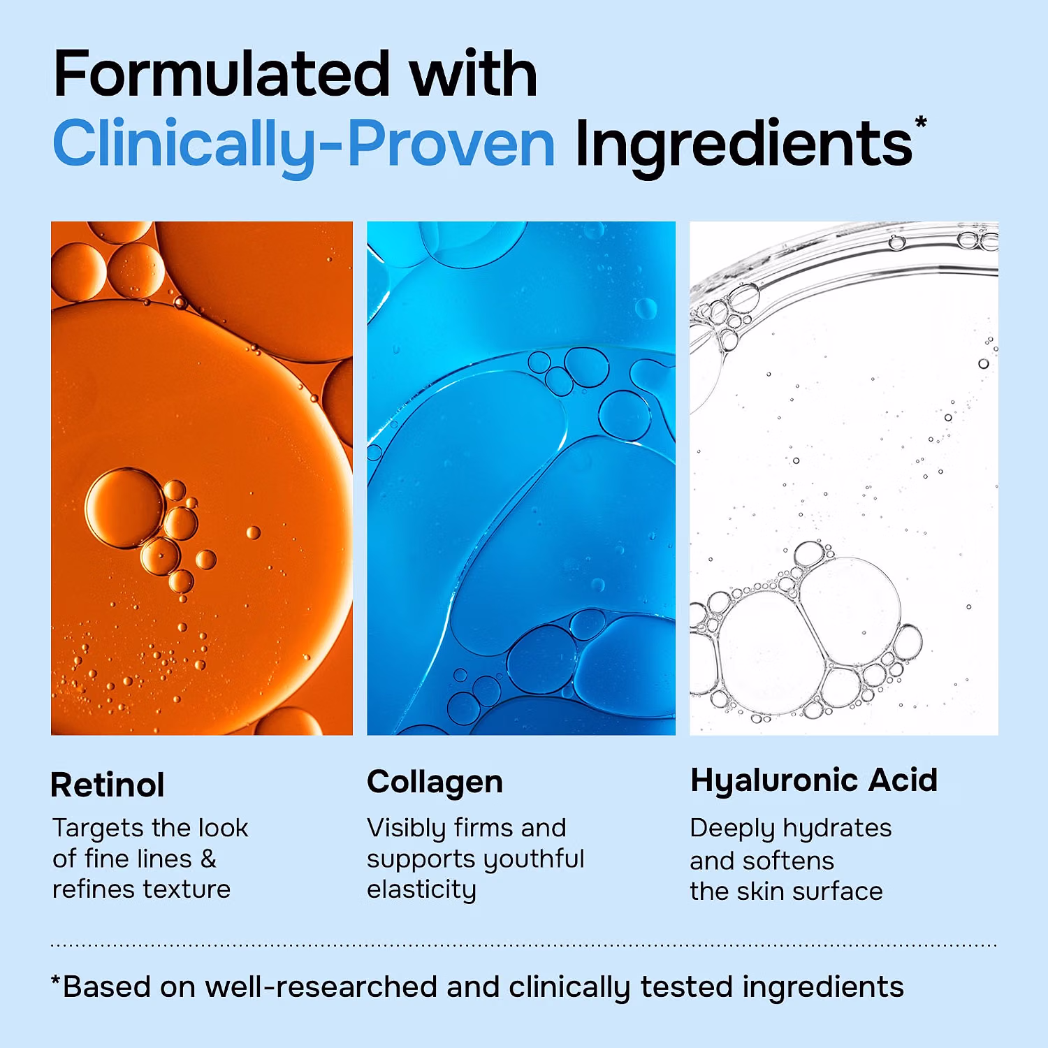 SimplyVital Face Moisturizer Retinol Collagen Hyaluronic Acid Cream 1.7 oz for Facial Skincare