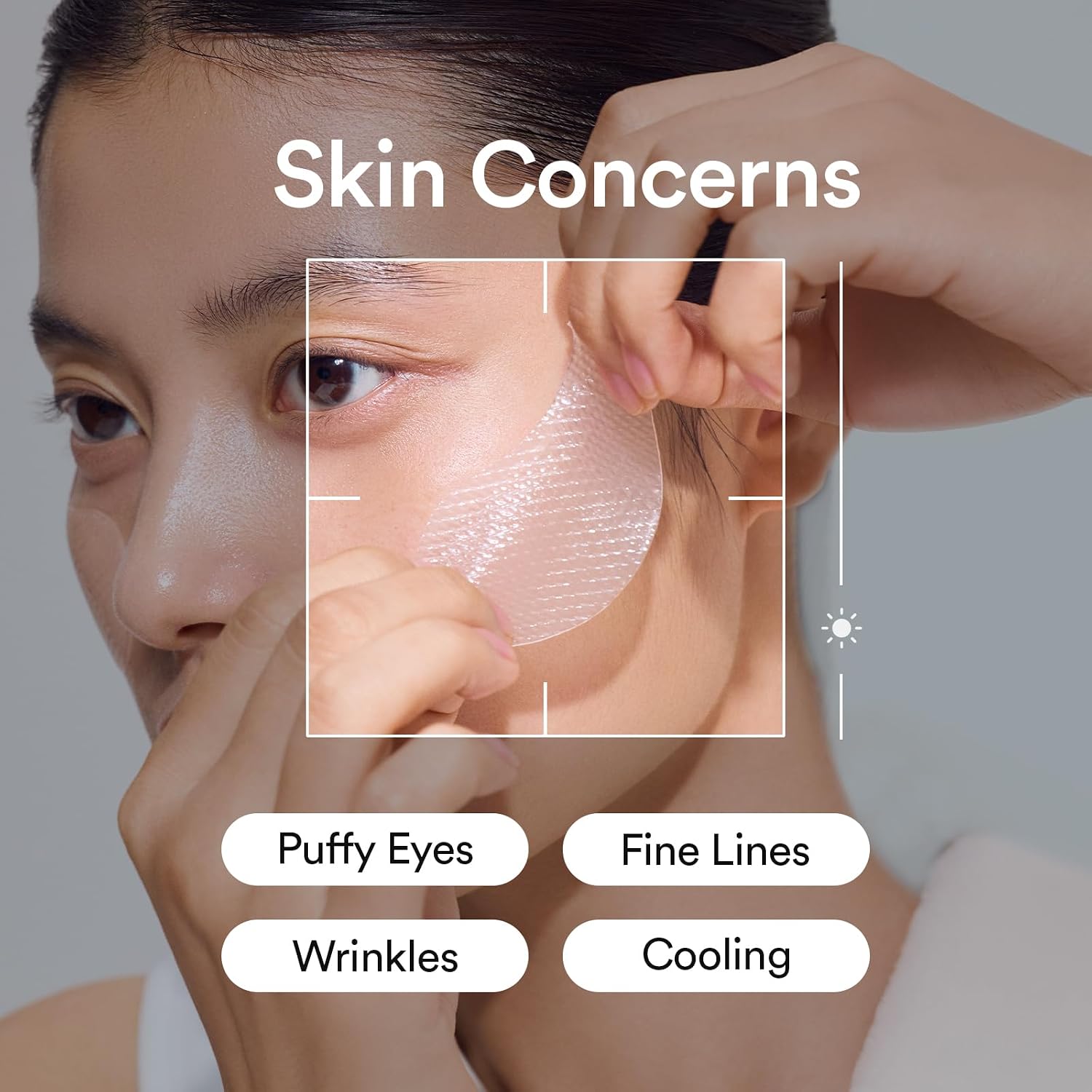 Abib Vegan Collagen Eye Patches with Jericho Rose Jelly and peptides for hydrating under-eye skincare, 60 count.
