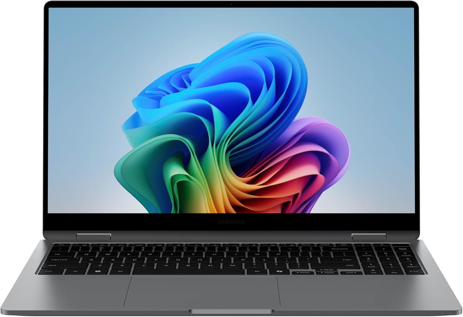 Samsung 15.6 Inch Galaxy Book5 360 Copilot Plus PC AI Business Laptop with FHD AMOLED Touchscreen 16GB 512GB Gray.