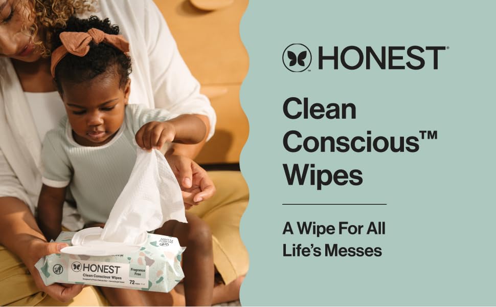 The Honest Company Multi-Use Baby Wipes in Pattern Play design, 720-count pack for everyday baby-care cleanup.
